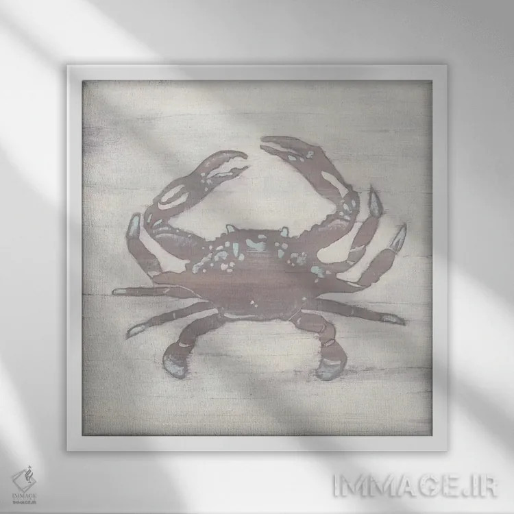 تابلو دکوراتیو سیلوئت چوب شناور دوم اثر جون اریکا وس - نمای قابدار سفید