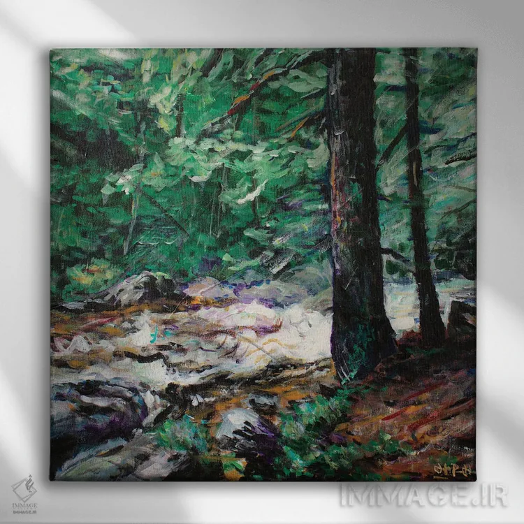 تابلو دکوراتیو قدرت کهنه اثر جف جانسون - نمای روبهرو روی دیوار