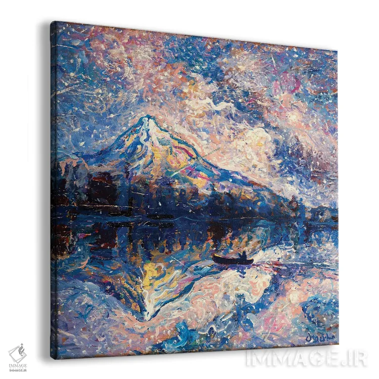 تابلو دکوراتیو پناهگاه کوهستانی اثر جف جانسون - نمای پرسپکتیو محصول