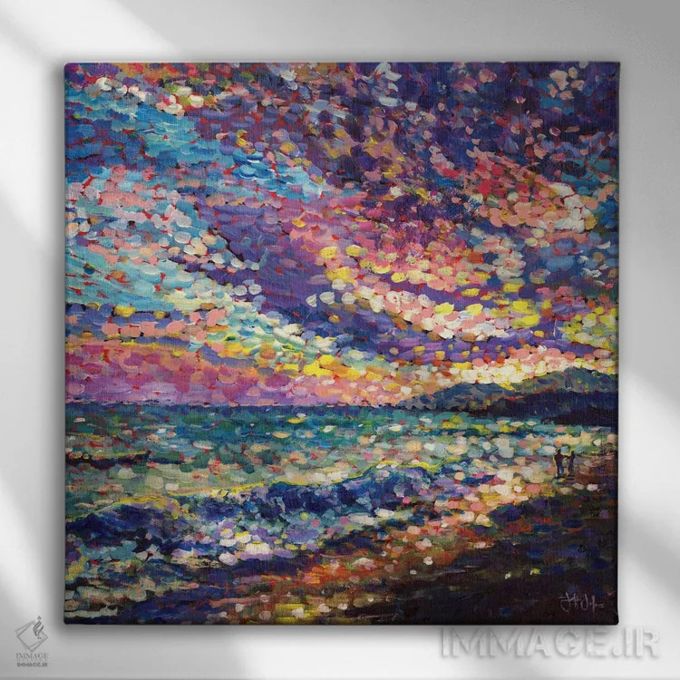 تابلو دکوراتیو بیایید برقصیم اثر جف جانسون - نمای روبهرو روی دیوار