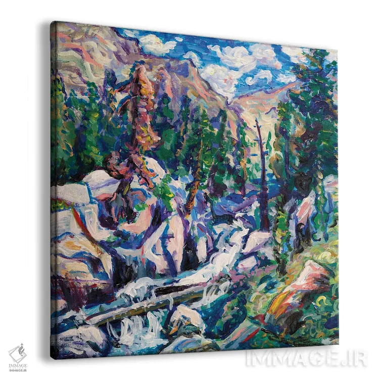 تابلو دکوراتیو واحه شمالی اثر جف جانسون - نمای پرسپکتیو محصول