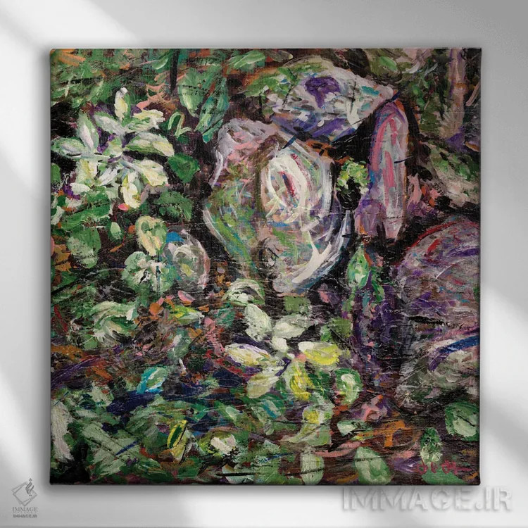 تابلو دکوراتیو فرش پادشاهان اثر جف جانسون - نمای روبهرو روی دیوار