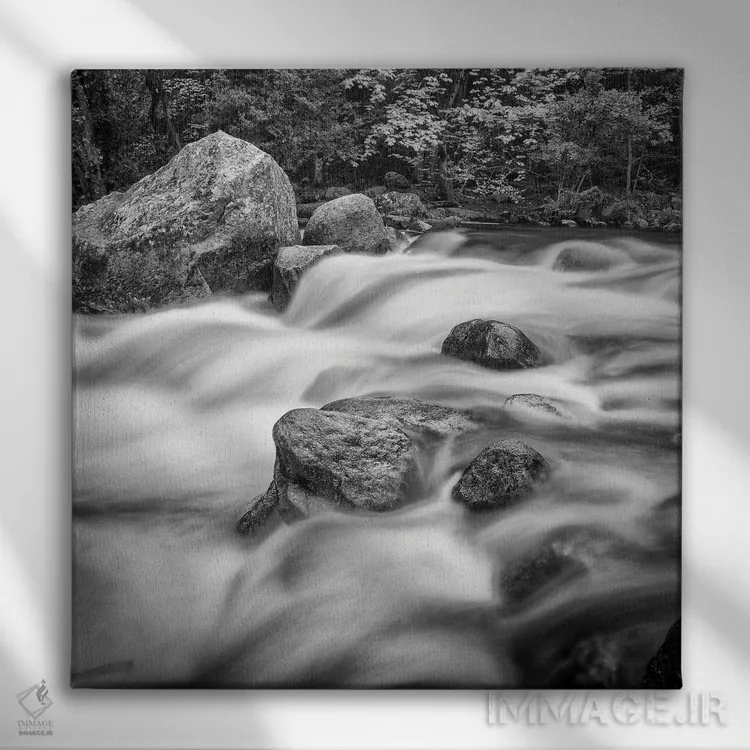 تابلو دکوراتیو California, Yosemite, Happy Isles,آمریکا، کالیفرنیا، یوسمیتی… اثر جان فورد - نمای روبهرو روی دیوار