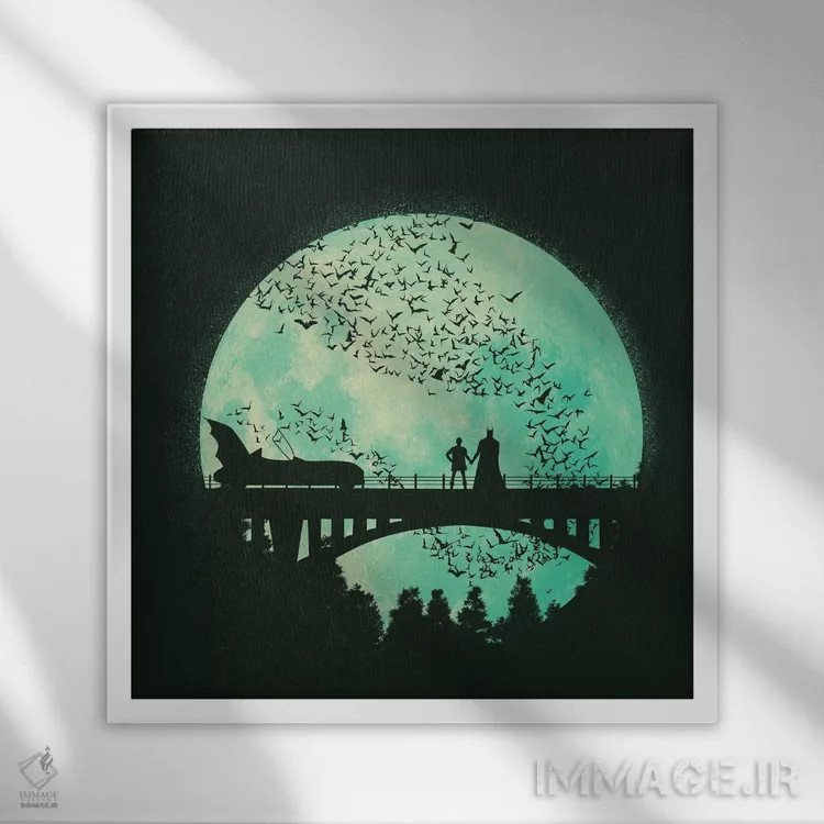 تابلو دکوراتیو این عشق است اثر جی فلک - نمای قابدار سفید