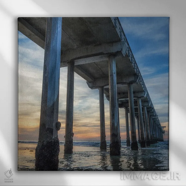 تابلو دکوراتیو از بندر تا ساحل اثر جوزف اس. جیاکالونه - نمای روبهرو روی دیوار