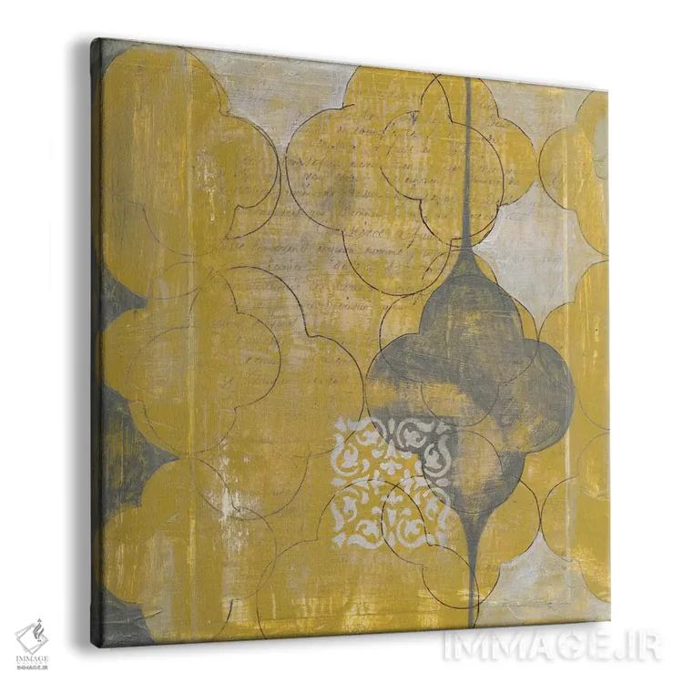 تابلو انتزاعی مراکش II اثر جنیفر گلدبرگر - نمای پرسپکتیو محصول