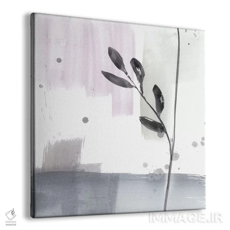 تابلو دکوراتیو پاشش گل های صورتی ملایم VIII اثر جنیفر گلدبرگر - نمای پرسپکتیو محصول