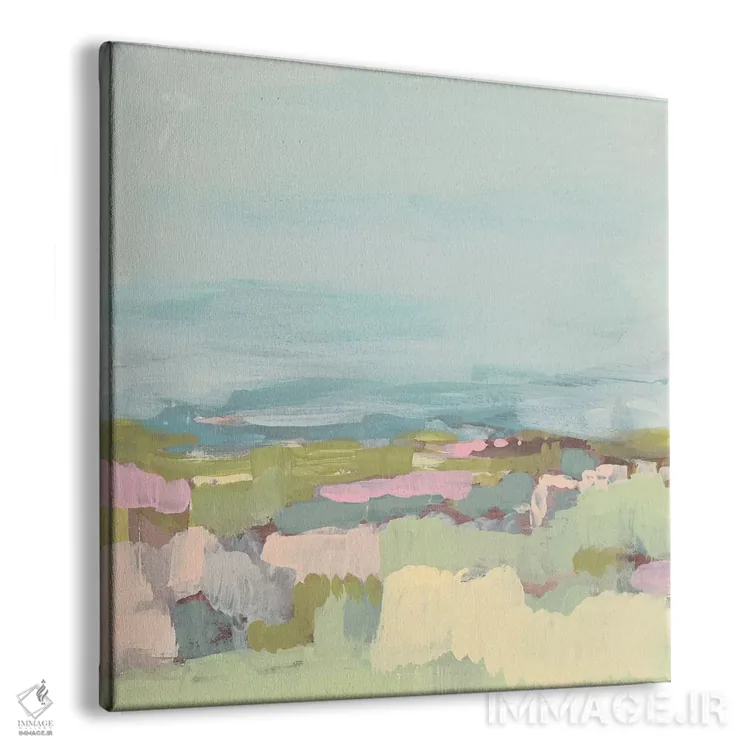 تابلو انتزاعی چشم انداز شیرین I اثر جنیفر گلدبرگر - نمای پرسپکتیو محصول