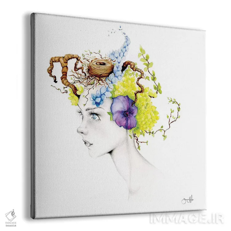 تابلو دکوراتیو فرار اثر جوانا هابر - نمای پرسپکتیو محصول