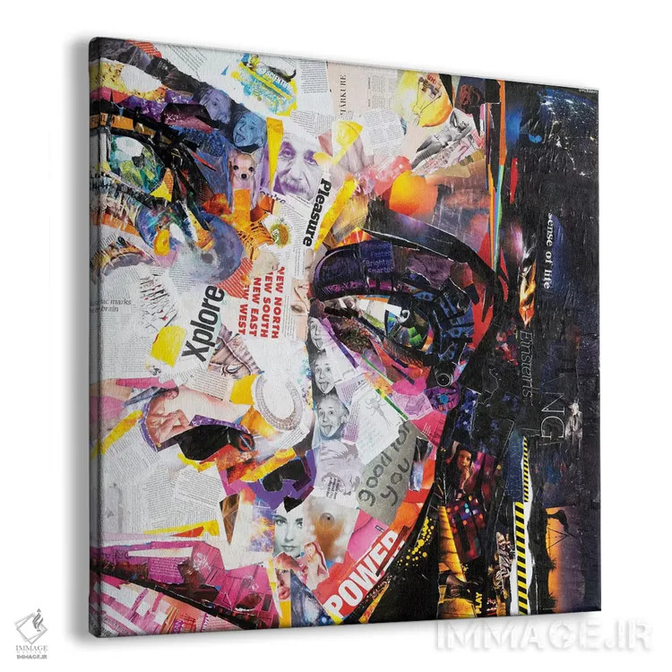 تابلو دکوراتیو مد و فشن اثر جیمز گری - نمای پرسپکتیو محصول