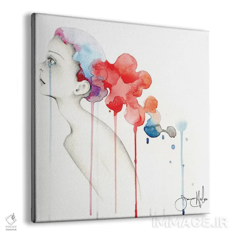 تابلو دکوراتیو بدون عنوان I اثر جوانا هابر - نمای پرسپکتیو محصول