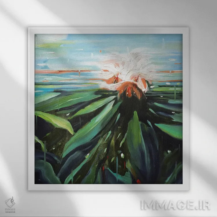 تابلو دکوراتیو عجایب اثر جانی مورانت - نمای قابدار سفید