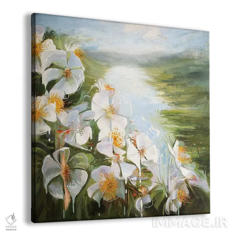 تابلو دکوراتیو رز چندگل اثر جانی مورانت - نمای پرسپکتیو محصول