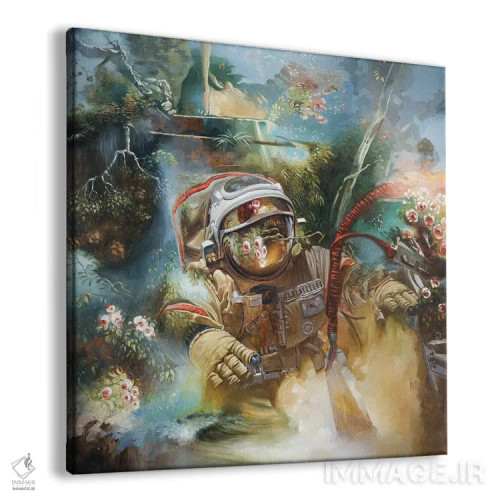 تابلو دکوراتیو دوران انسان زاد اثر جانی مورانت - نمای پرسپکتیو محصول