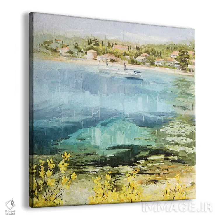 تابلو دکوراتیو آب زلال اثر جانی مورانت - نمای پرسپکتیو محصول