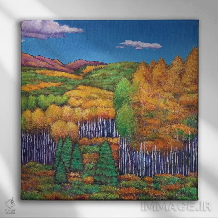 تابلو دکوراتیو پیش از بارش برف اثر جاناتان هریس - نمای روبهرو روی دیوار