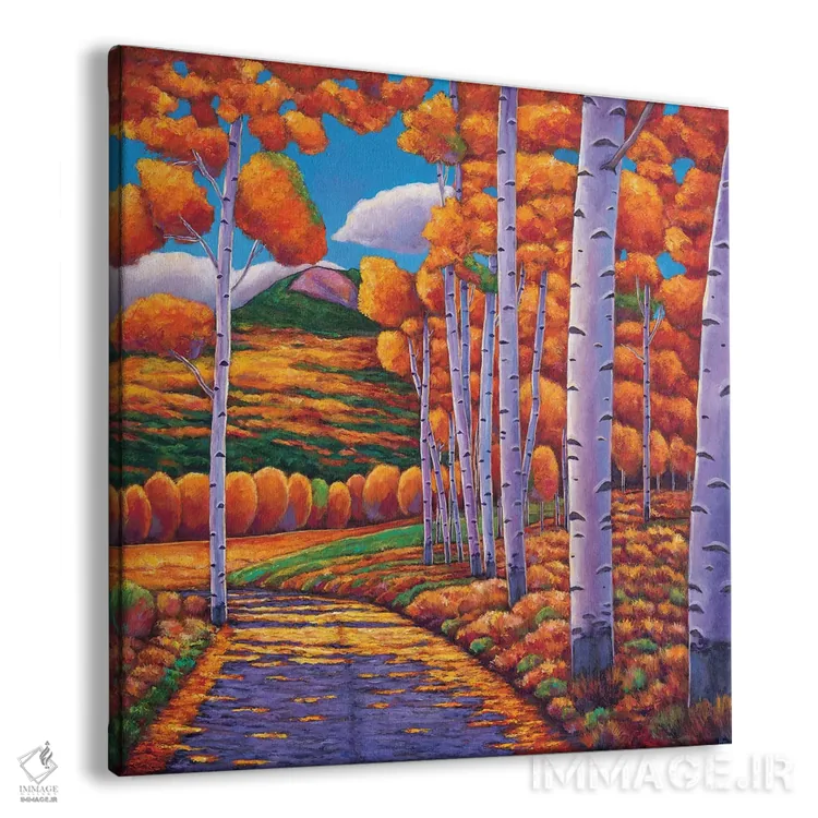 تابلو دکوراتیو حومه اکتبر اثر جاناتان هریس - نمای پرسپکتیو محصول