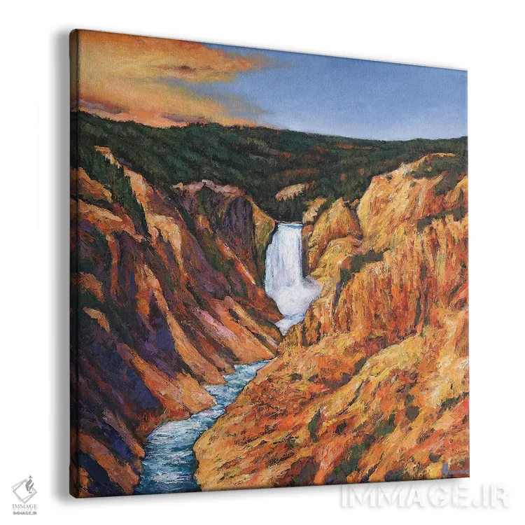 تابلو دکوراتیو سقوط آزاد اثر جاناتان هریس - نمای پرسپکتیو محصول