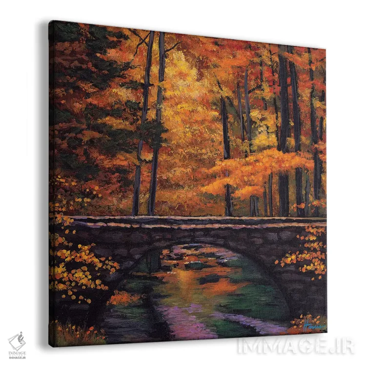 تابلو دکوراتیو جویبار اوزارک اثر جاناتان هریس - نمای پرسپکتیو محصول