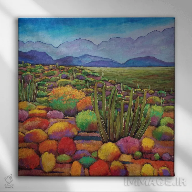 تابلو دکوراتیو لوله ارگ اثر جاناتان هریس - نمای روبهرو روی دیوار