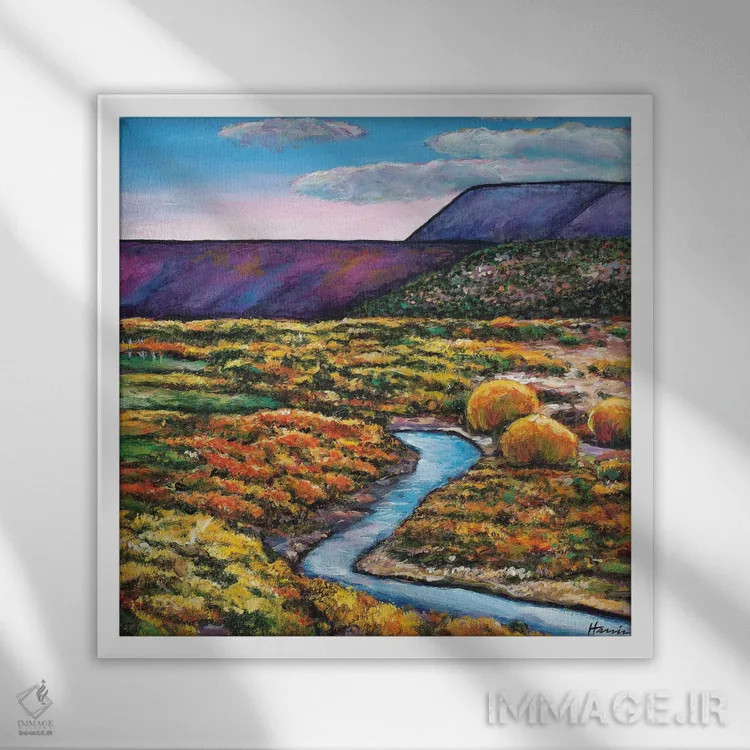 تابلو دکوراتیو ریو اثر جاناتان هریس - نمای قابدار سفید