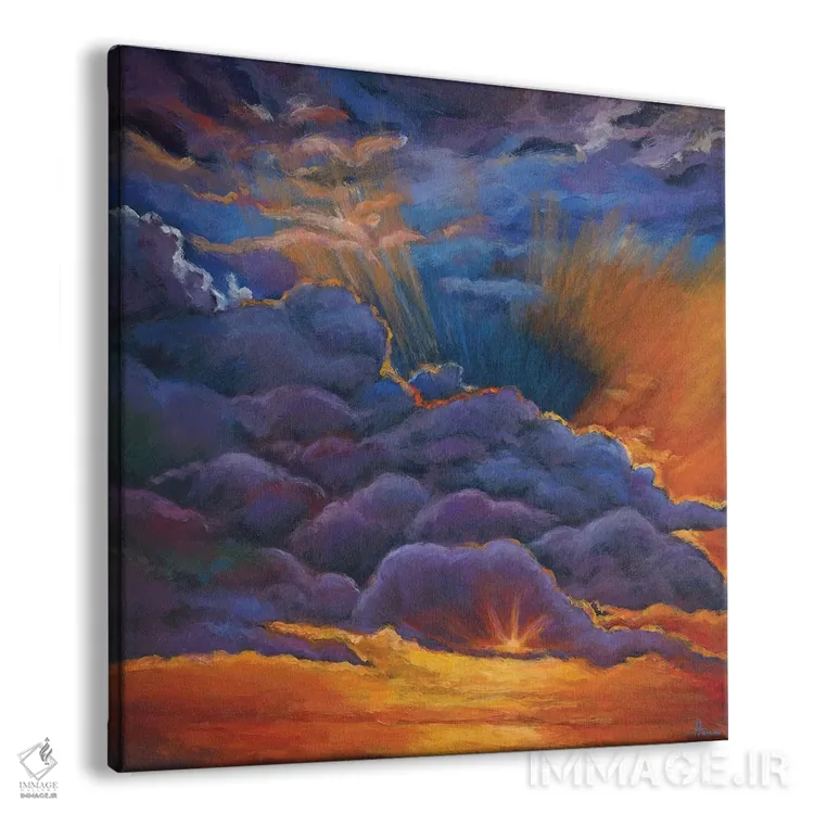 تابلو دکوراتیو به شب خوش آمد بگو اثر جاناتان هریس - نمای پرسپکتیو محصول