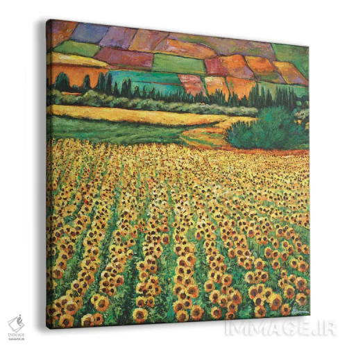 تابلو دکوراتیو تابش خورشید اثر جاناتان هریس - نمای پرسپکتیو محصول