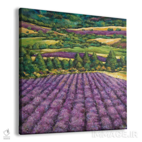 تابلو دکوراتیو اسطوخودوس توسکانی اثر جاناتان هریس - نمای پرسپکتیو محصول