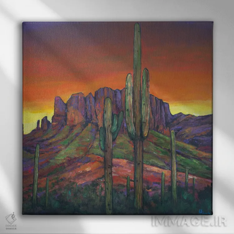 تابلو دکوراتیو خیلی خرافاتی اثر جاناتان هریس - نمای روبهرو روی دیوار