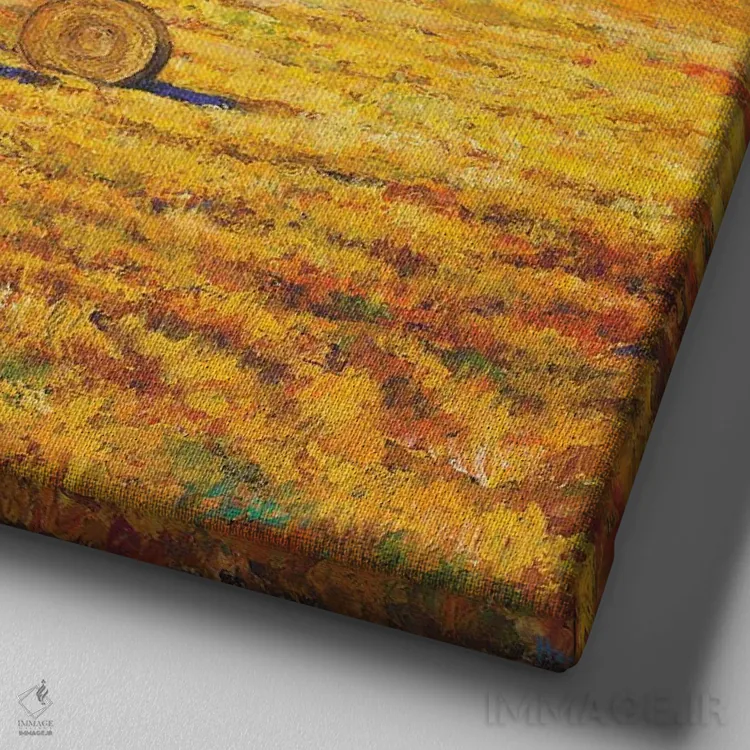 تابلو دکوراتیو طلای توسکانی اثر جاناتان هریس - نمای نزدیک بافت بوم