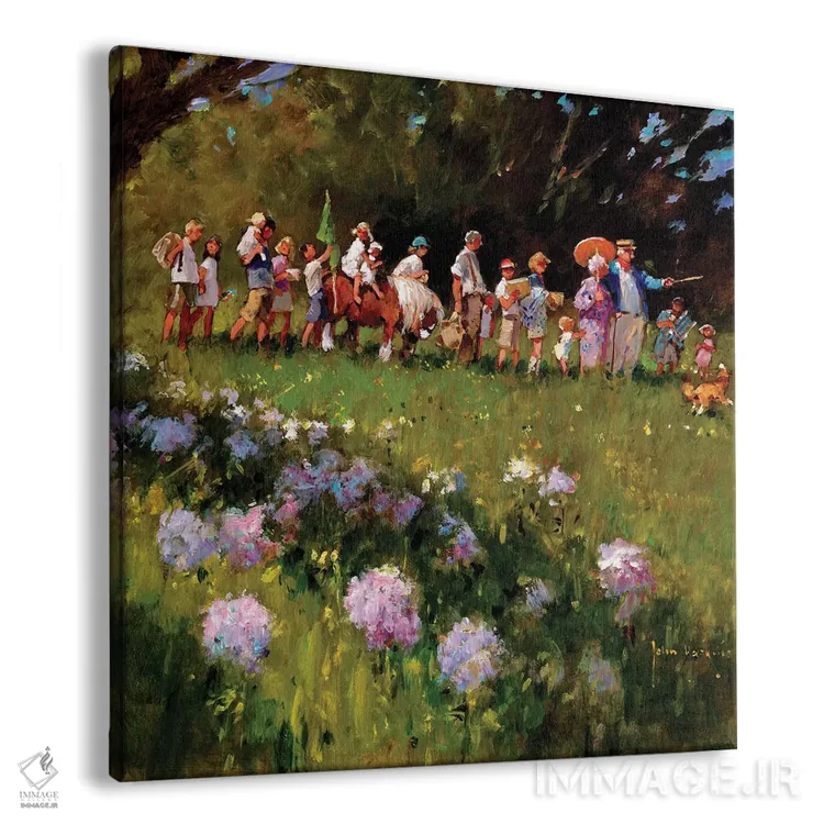 تابلو دکوراتیو روز پیک نیک ما اثر جان هاسکینز - نمای پرسپکتیو محصول