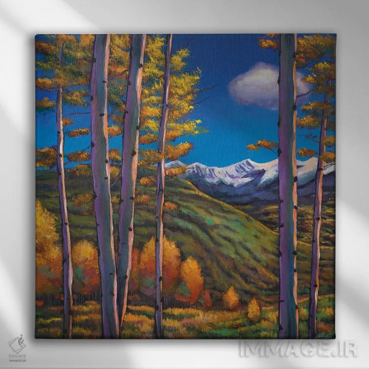 تابلو دکوراتیو آرامش اثر جاناتان هریس - نمای روبهرو روی دیوار