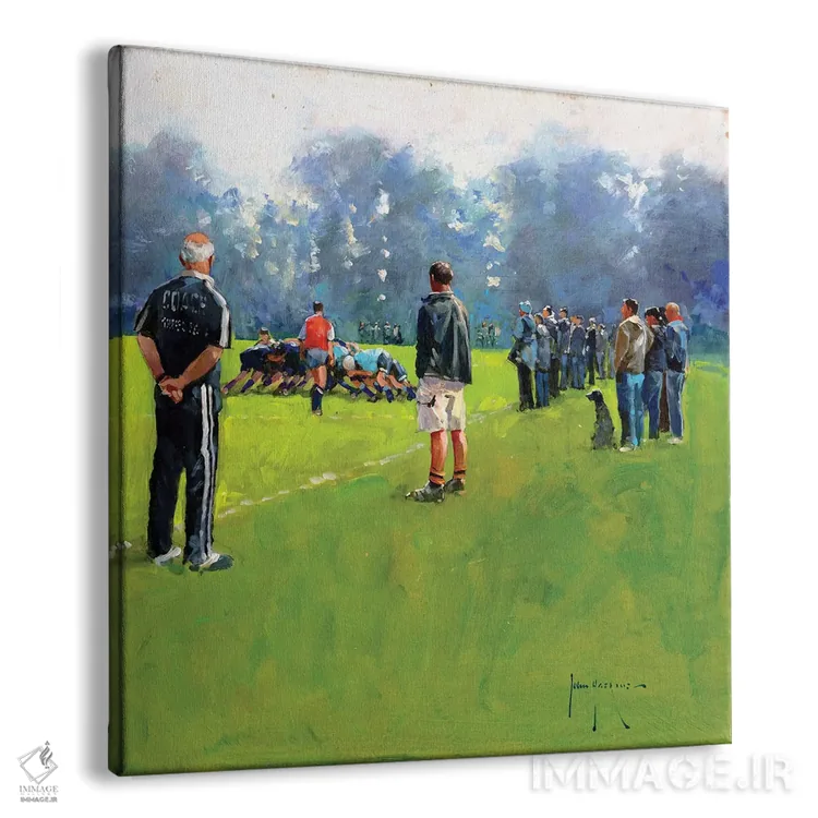 تابلو دکوراتیو اسکرام اثر جان هاسکینز - نمای پرسپکتیو محصول