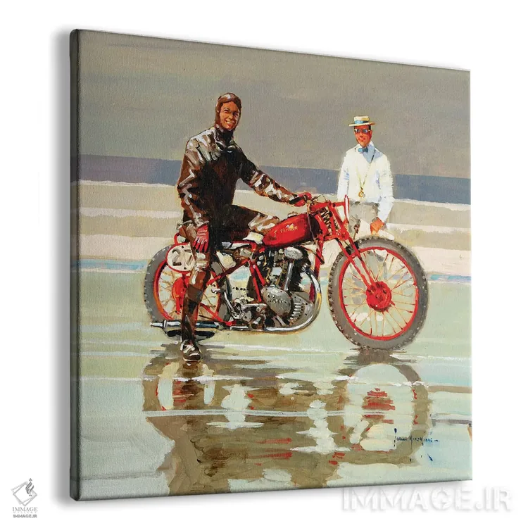 تابلو دکوراتیو نژاددهنده شن اثر جان هاسکینز - نمای پرسپکتیو محصول