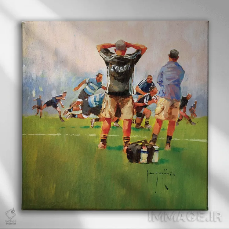 تابلو دکوراتیو مربی اثر جان هاسکینز - نمای روبهرو روی دیوار