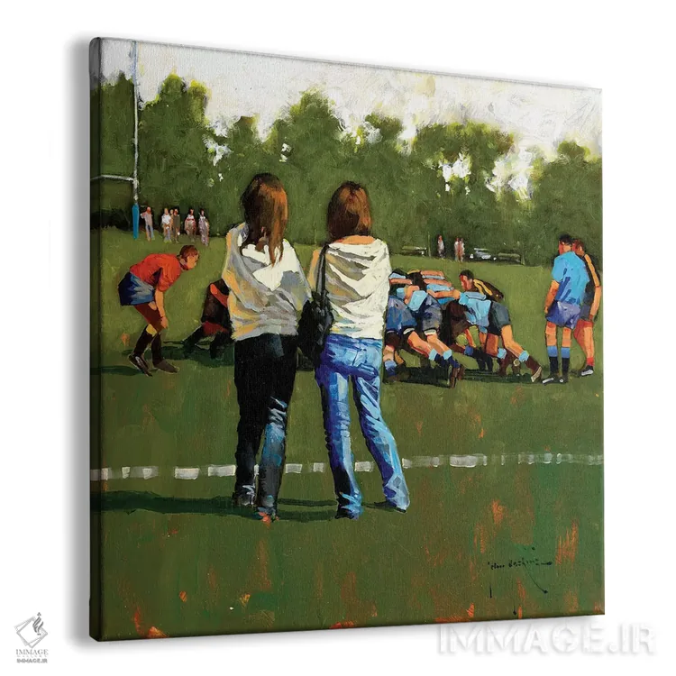 تابلو دکوراتیو باشگاه طرفداران اثر جان هاسکینز - نمای پرسپکتیو محصول