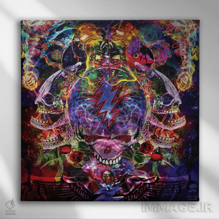 تابلو دکوراتیو صورتت را آب کن اثر جامبی - نمای روبهرو روی دیوار