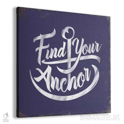 تابلو دکوراتیو لنگر پیدا کن اثر جی جی براندو - نمای پرسپکتیو محصول