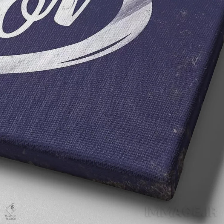 تابلو دکوراتیو لنگر پیدا کن اثر جی جی براندو - نمای نزدیک بافت بوم