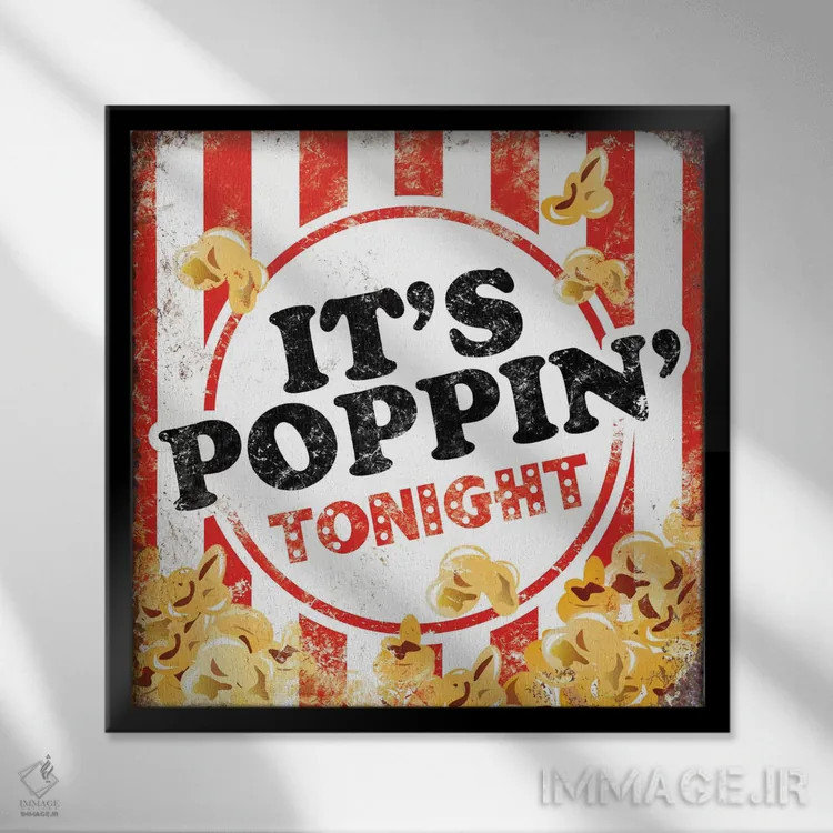 تابلو دکوراتیو همه چیز سرزنده و پرجنب وجوشه اثر جی جی براندو - نمای قابدار مشکی