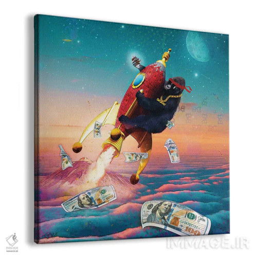 تابلو دکوراتیو دست های الماس تا ماه اثر جسی جانسون - نمای پرسپکتیو محصول