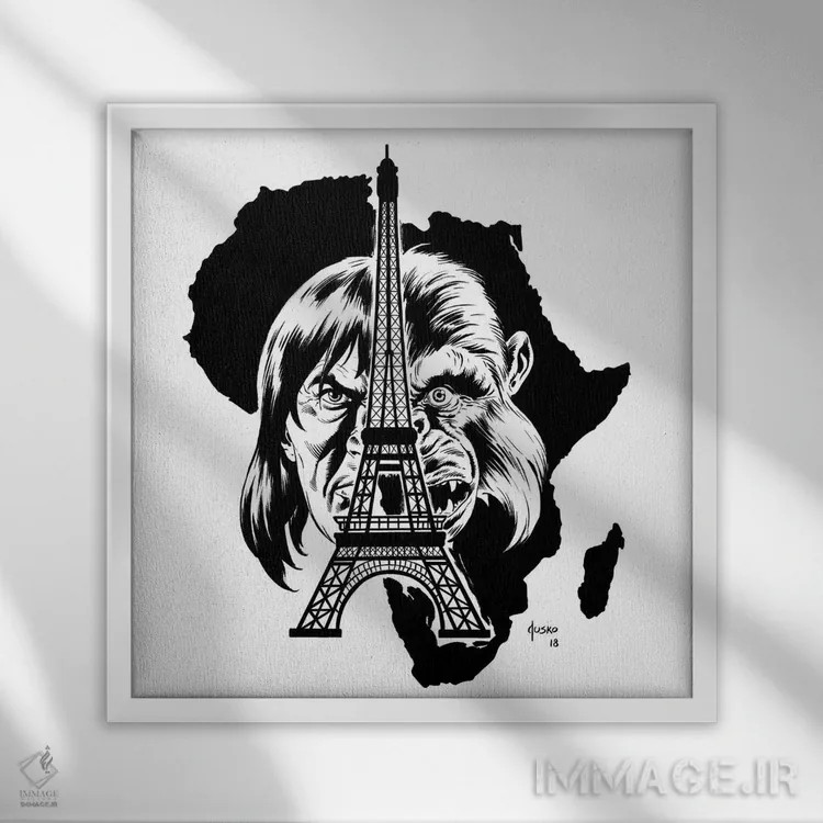 تابلو دکوراتیو تصویر روی جلد بازگشت تارزان اثر جو جوسکو - نمای قابدار سفید