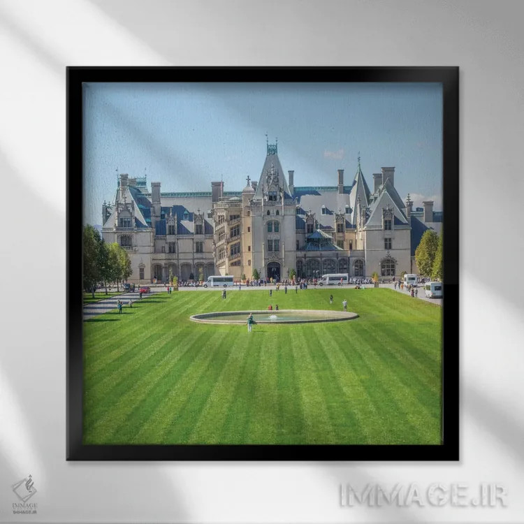 تابلو دکوراتیو Biltmore House, Biltmore Estate, Buncombe County, Nor… اثر جیمی و جودی وایلد - نمای قابدار مشکی
