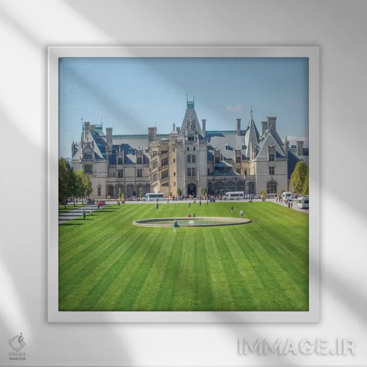 تابلو دکوراتیو Biltmore House, Biltmore Estate, Buncombe County, Nor… اثر جیمی و جودی وایلد - نمای قابدار سفید