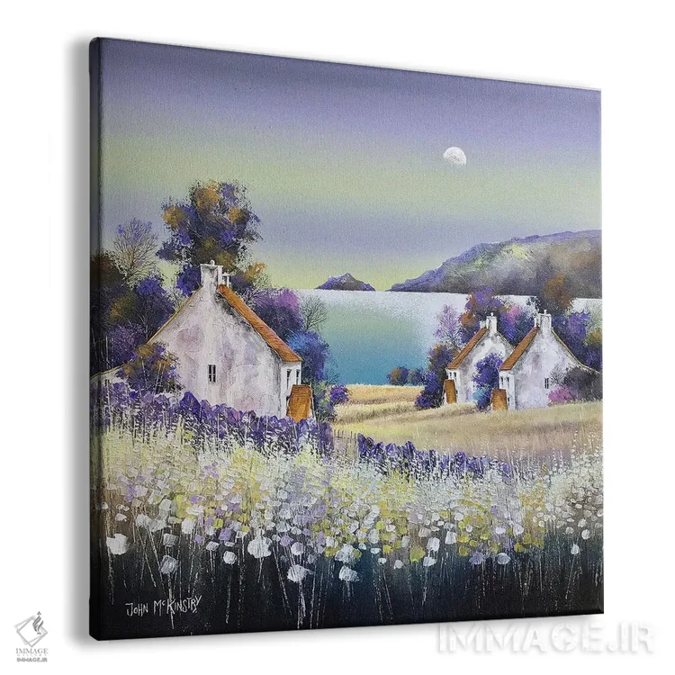 تابلو دکوراتیو نوری ملایم اثر جان مک کینستری - نمای پرسپکتیو محصول