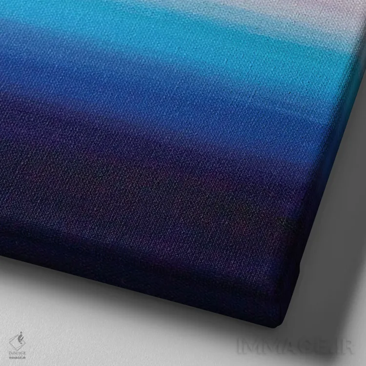 تابلو انتزاعی هیچ آهنگی بی صدا نماند اثر جک استوری - نمای نزدیک بافت بوم