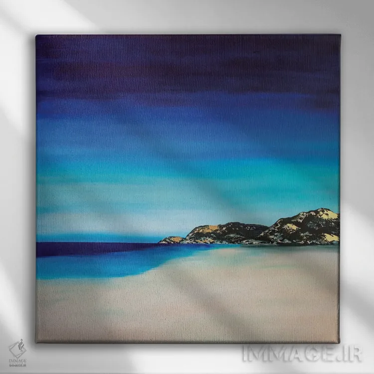 تابلو انتزاعی نگاه به جلو اثر جک استوری - نمای روبهرو روی دیوار
