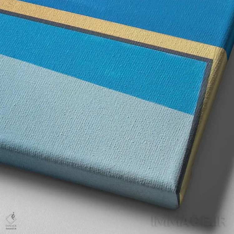 تابلو انتزاعی رویاپردازی پیت واتر اثر جک استوری - نمای نزدیک بافت بوم