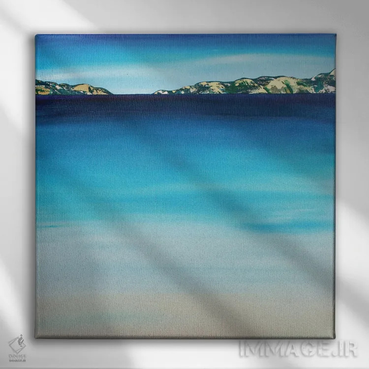 تابلو انتزاعی این قدر نزدیک و با این حال این قدر دور اثر جک استوری - نمای روبهرو روی دیوار
