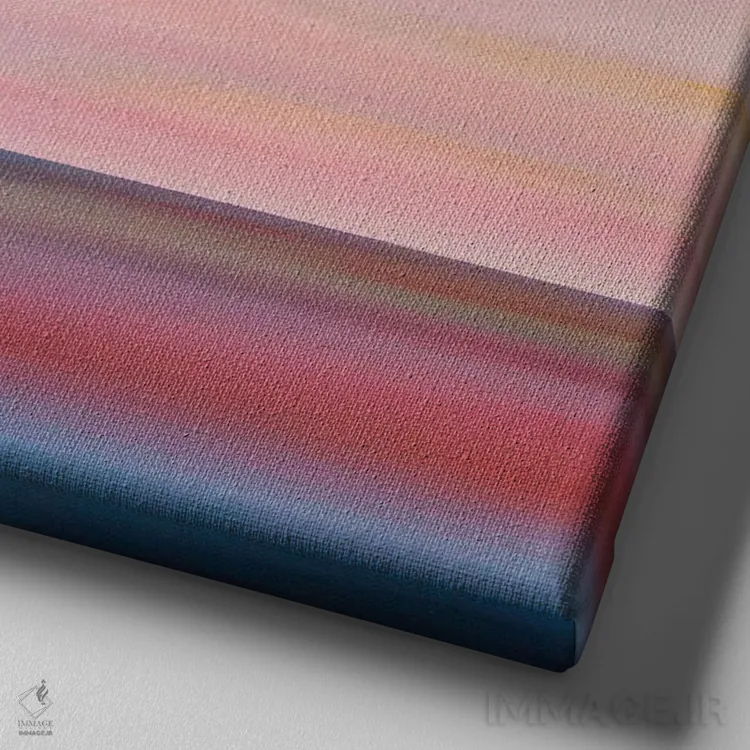 تابلو انتزاعی آب آغوش گیر اثر جک استوری - نمای نزدیک بافت بوم